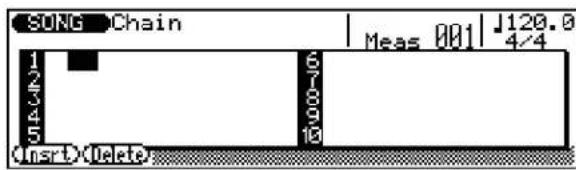 YAMAHA QS300 - Morceau Fonction d'enchaînement de morceau ("Chain") - 1