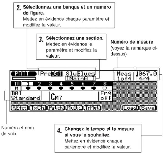 YAMAHA QS300 - Sélectionner et reproduire des figures - 6