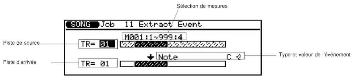 YAMAHA QS300 - 11: Extraction d'événement ("Extract Event") - 1