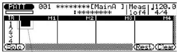YAMAHA QS300 - Entrez les numéros des phrases souhaitées. - 1