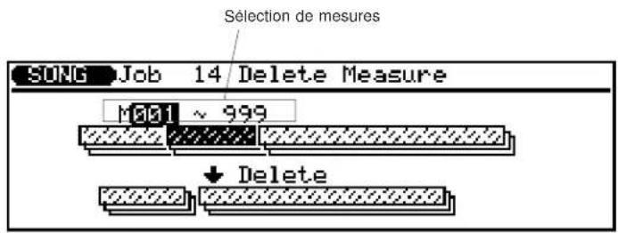 YAMAHA QS300 - 14: Effacement de mesure ("Delete Measure") - 1