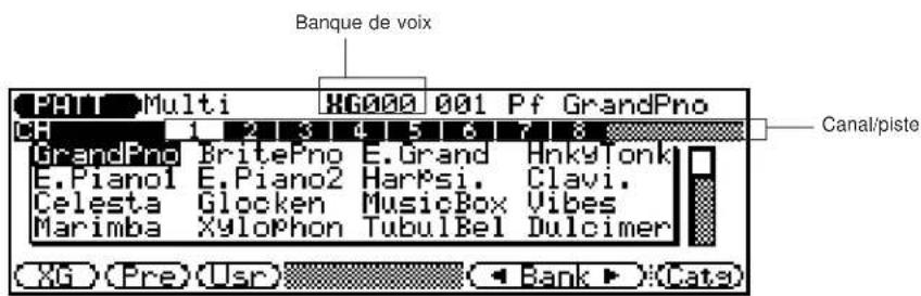 YAMAHA QS300 - Figure de multi N°41Rerche dans le mélangeur ("Srch") - 1