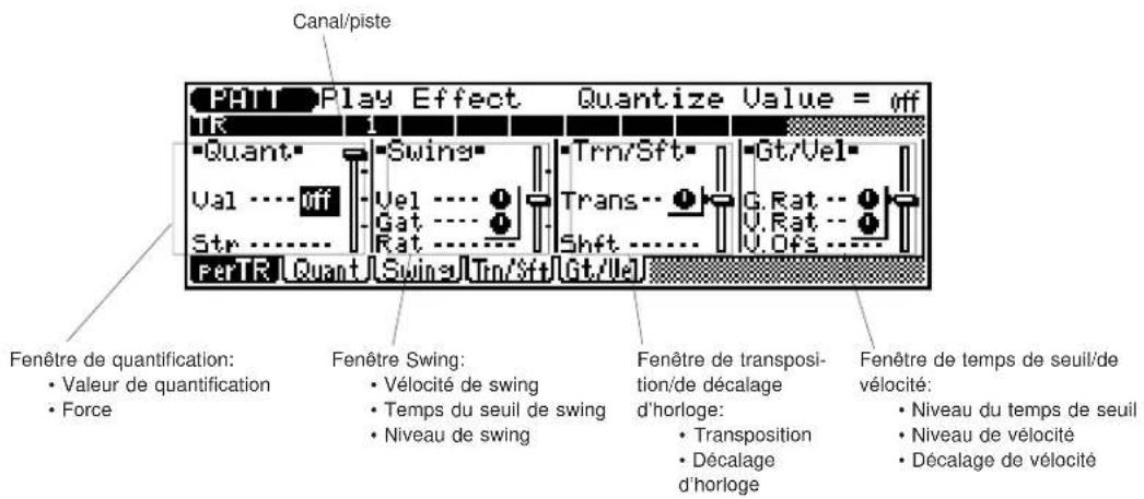YAMAHA QS300 - Effets de reproduction de figure Par piste ("perTR") - 1