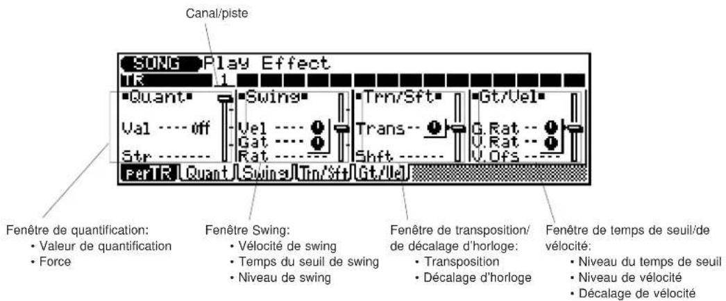 YAMAHA QS300 - Effets de reproduction de morceau Par piste ("perTR") - 1