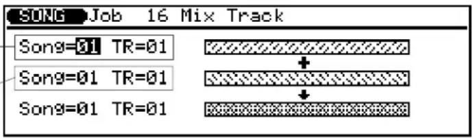 YAMAHA QS300 - 16: Mélange de piste ("Mix Track") - 1