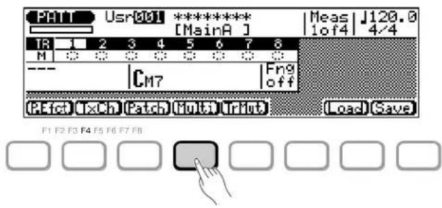 YAMAHA QS300 - Pour appeler les commandes de multi: - 1