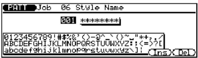 YAMAHA QS300 - 06: Nom de style ("Style Name") - 1