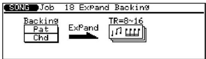 YAMAHA QS300 - 18: Expansion d'accompagnement ("Expand Backing") - 1