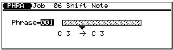YAMAHA QS300 - 06: Transposition de note ("Shift Note") - 1