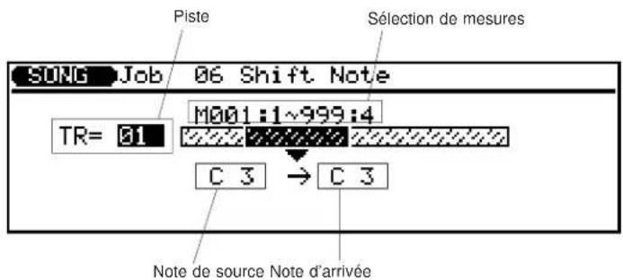 YAMAHA QS300 - 06: Transposition de note ("Shift Note") - 1