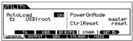 YAMAHA MO8 - ASTUCE Paramétrage du chargement automatique d'un fichier spécifique lors de la mise sous tension de l'instrument - 3
