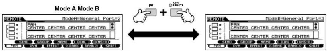 YAMAHA MO8 - | Sélectionnez le logiciel devant être commandé à distance (Mode A ou Mode B). - 1