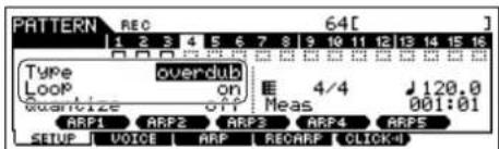 YAMAHA MO8 - Création de motif via l'enregistrement en temps réel - 1