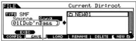 YAMAHA MO8 - Enregistrement de morceau ou de section de motif au format Standard MIDI File - 2