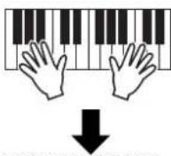 YAMAHA MO8 - Appuyez sur la touche [▶] (Play) pour lancer l'enregistrement. - 3