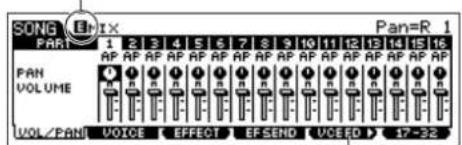 YAMAHA MO8 - Edition des paramètres de mixage pour peaufiner un morceau (en mode Mixing/Mixing Edit) - 1