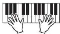 YAMAHA MO8 - Jouez au clavier. - 1