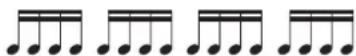 YAMAHA MO8 - [F2] GROOVE (Grid Groove) (Décalage de mesure) - 2