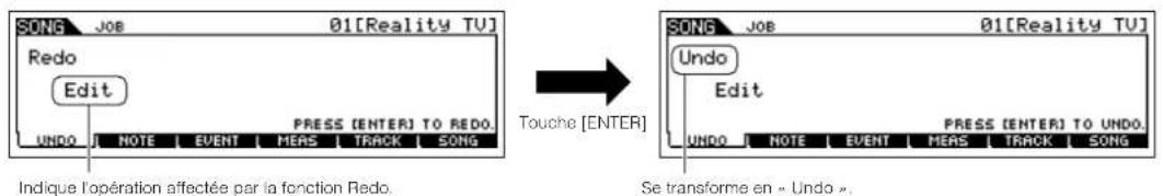 YAMAHA MO8 - ASTUCE Utilisation des fonctions Undo/Redo - 2