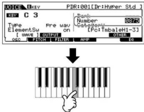 YAMAHA MO8 - ASTUCE Association Assignment d'instruments de batterie/percussion à des touches individuelles - 3