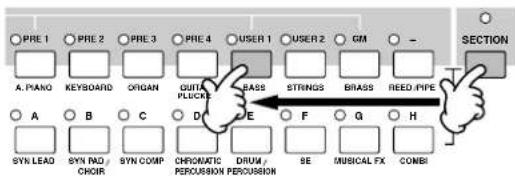 YAMAHA MO6 - Essayez diverses variations rythmiques en changeant de section. - 1