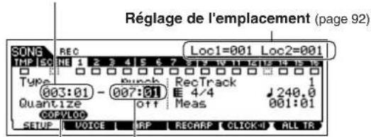 YAMAHA MO6 - Réenregistrement d'une partie spécifique d'un morceau (Punch In/Out) - 1