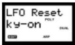 YAMAHA AN1X - LFO rst (réinitialisation du LFO) - 1