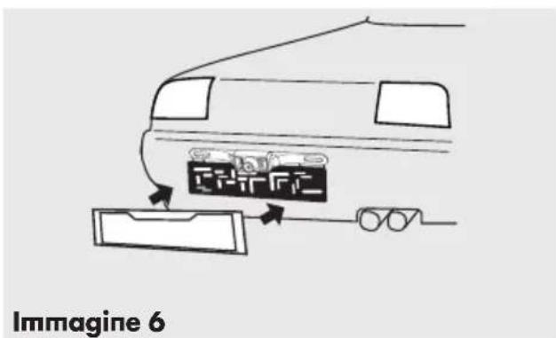 AEG RV 3.5 - Passo 5: fissaggio della targa - 1