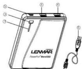 Lenmar PowerPort Wave 5000 - Fonctionnalités: - 1