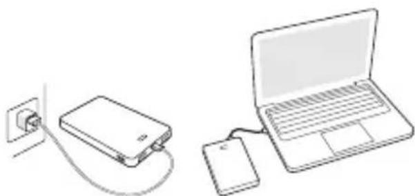 APC Power Pack M5 - Caricare l'adattatore USB o la connessione del computer - 1