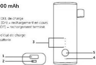 FRESH N REBEL 2PB1000PT - Fais la reconnaissance avec ton powerbank 3000 mah - 1