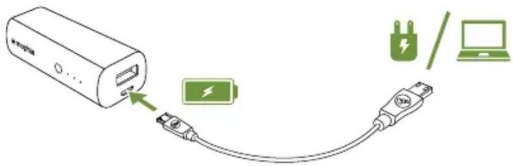 Mophie power reserve 1X - power reserve pilinizin şarj edilmesi - 1