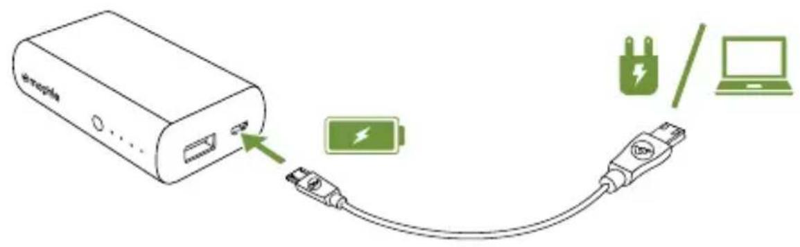 Mophie power reserve 1X - Charging your power reserve battery - 2