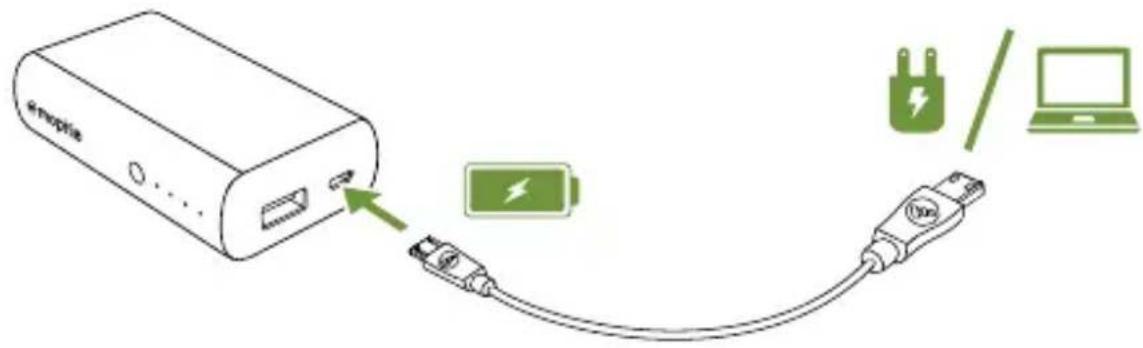 Mophie power reserve 1X - 本製品の充電状態を確認する方法 - 2
