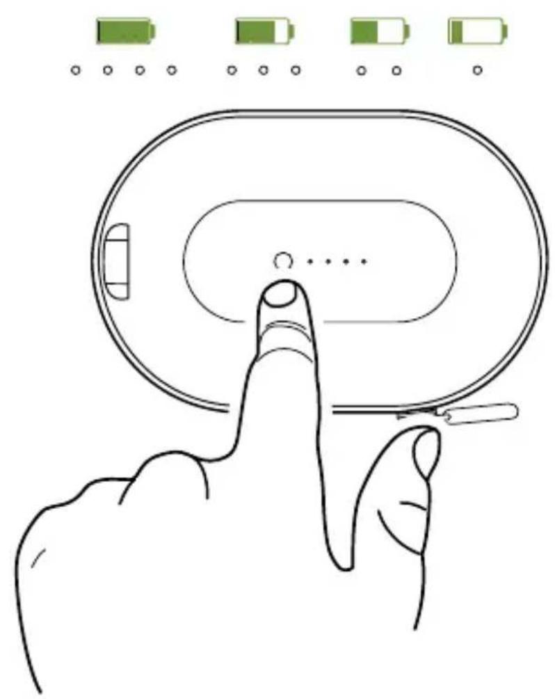 Mophie power capsule - power capsuleバットローの充電ステーダスの確認 - 1