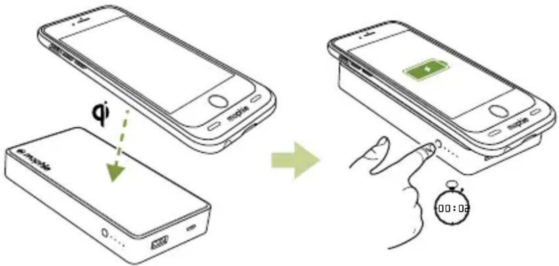Mophie Charge force powerstation - Функция беспроводной зарядки - 1