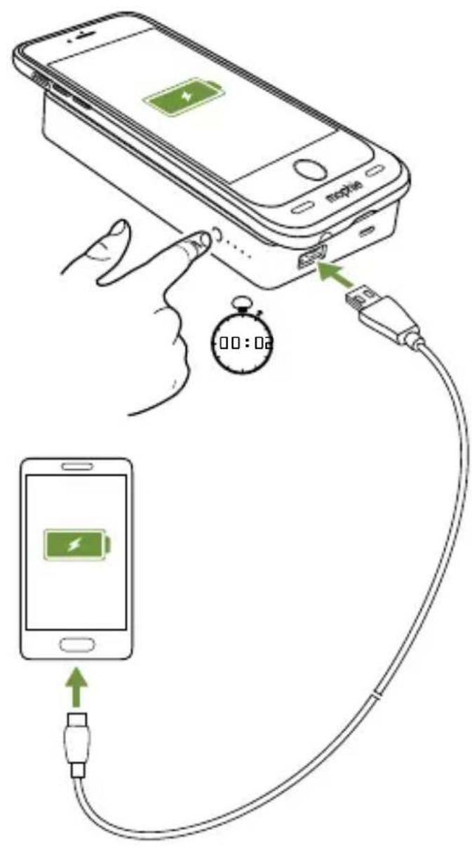 Mophie Charge force powerstation - Laden mit Kabel - 2