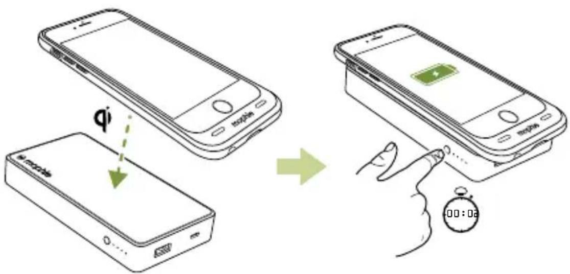 Mophie Charge force powerstation - Kablosuz şarj etme - 1