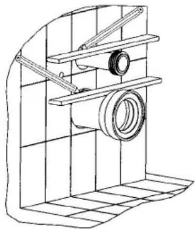 Sanibroyeur Sanicombi - X - AANSLUITING VAN HET WANDCLOSET - 2