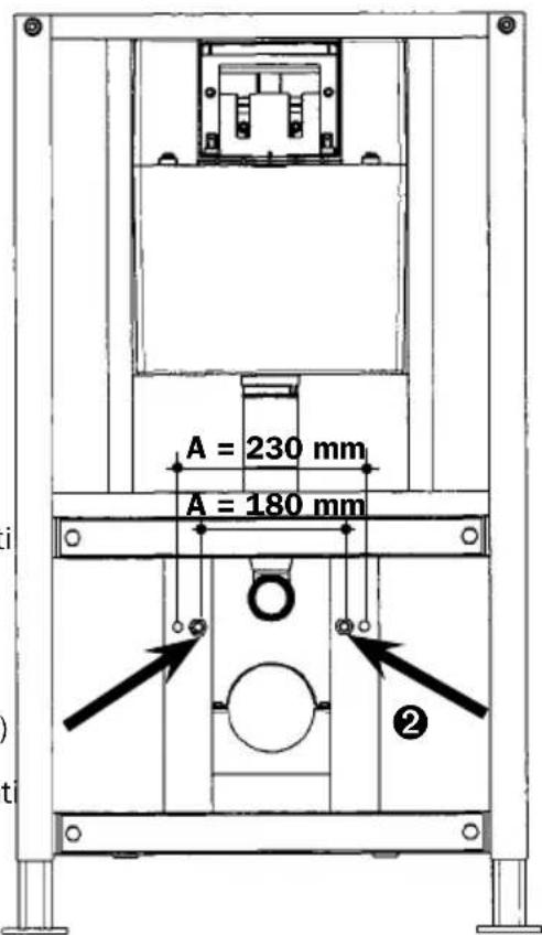 Sanibroyeur Sanicombi - I - MONTAGE DES TIGES DE FIXATION CUVETTE ET FIXATION MURALE - 2