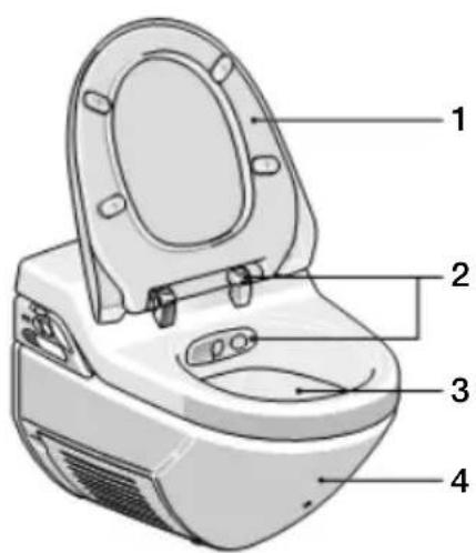 GEBERIT AquaClean 8000plus - Eléments - 1