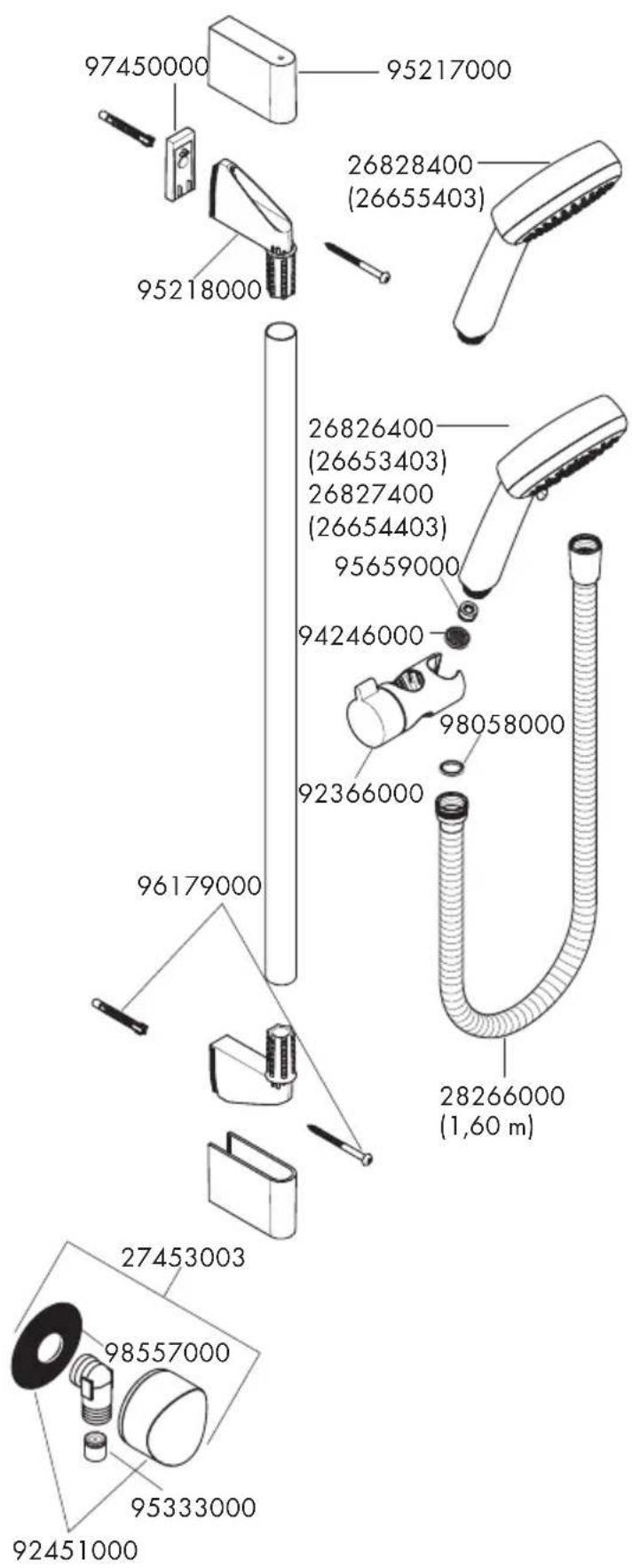 GROHE Raindance - Crometta 100 / Unica Set - 1