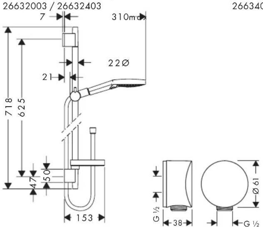 GROHE PuraVida - Durchflussdiagramm - 69