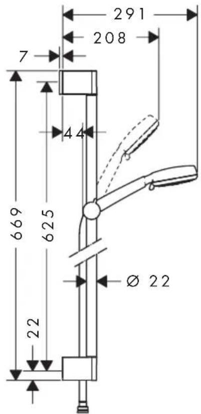 GROHE PuraVida - Crometta 100 / Unica Set - 1
