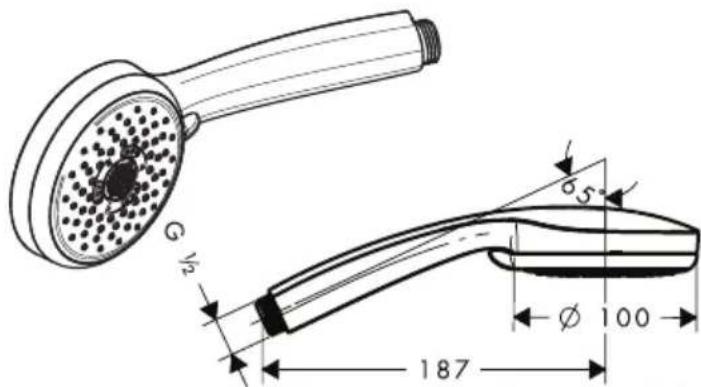 GROHE PuraVida - Durchflussdiagramm - 80