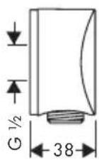 GROHE Croma Select S - Durchflussdiagramm - 85