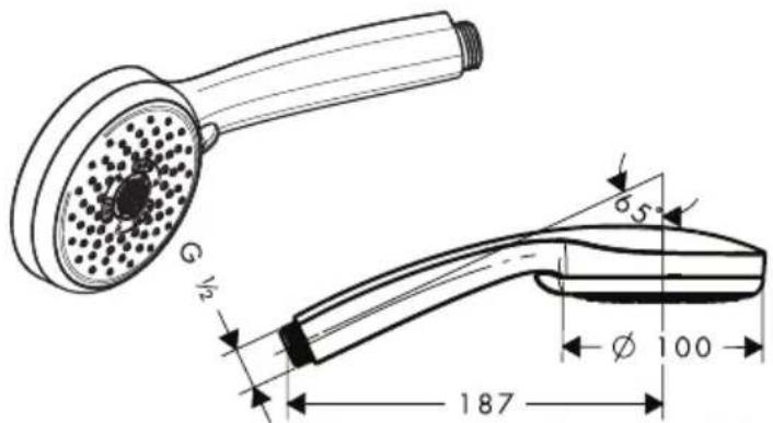 GROHE Croma Select S - Durchflussdiagramm - 80