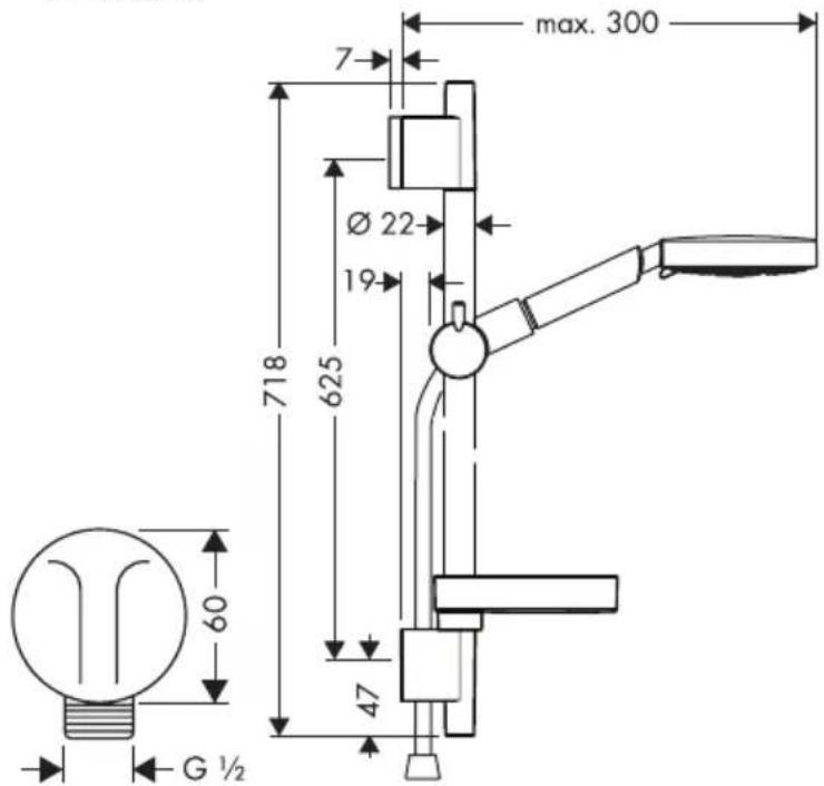 GROHE Croma 100 Vario - Raindance E 150 AIR 3jet - 6