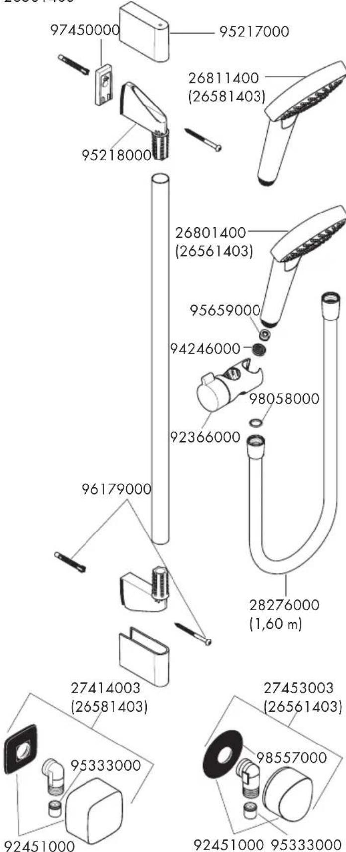 GROHE Croma 100 Vario - Croma Select E/Unica Set - 1