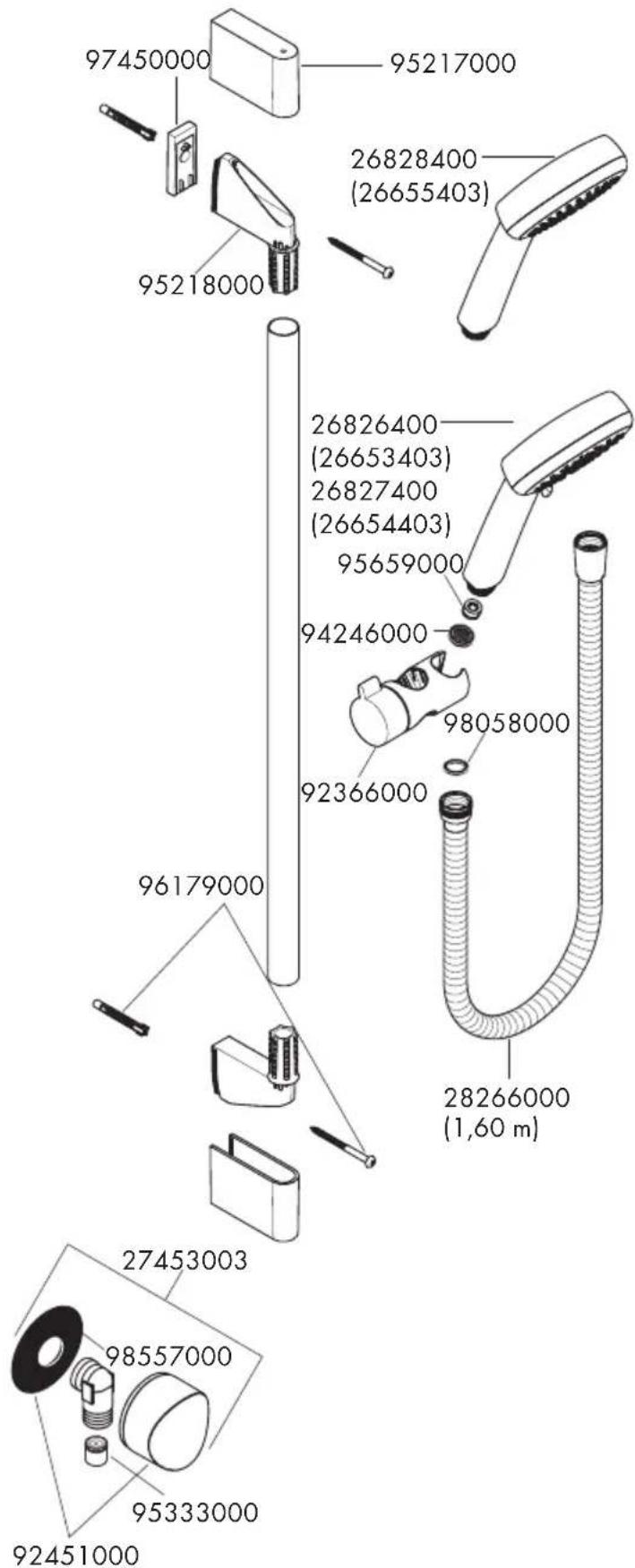 GROHE Croma 100 Vario - Crometta 100/Unica Set - 1